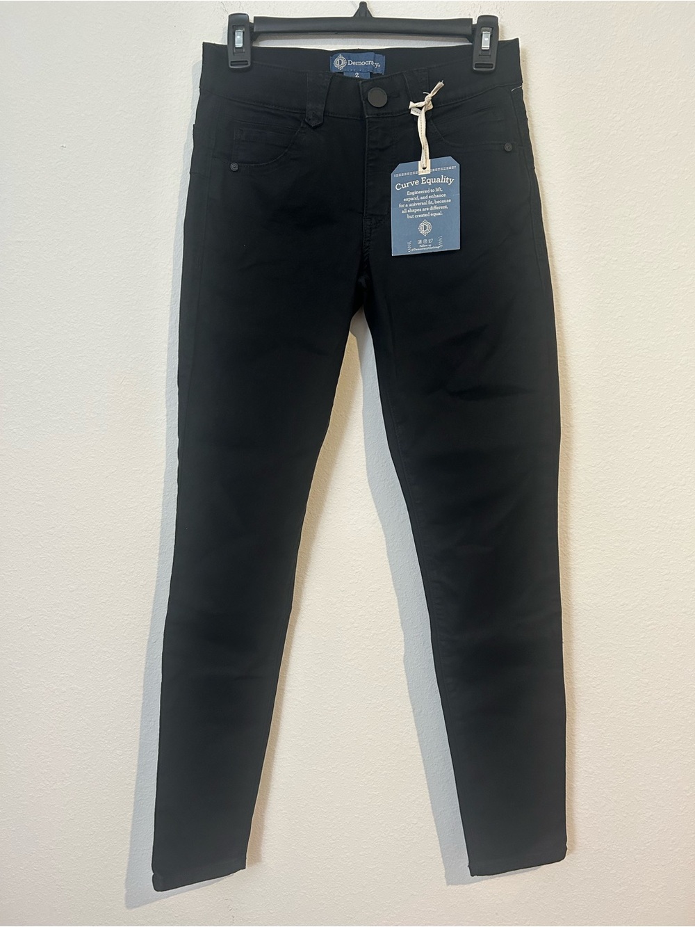 Democracy Black Curve Equality Skinny Jeans